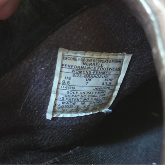 Merrell Womens Dark Brown Slip-On Loafers - Picture 3 of 7